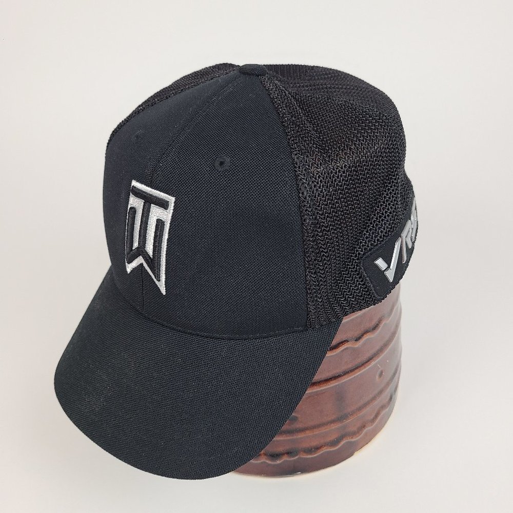 Nike Golf Tiger Woods PGA GOLF Cap Hat RZN VRS Black Fitted